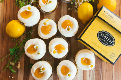 Marigold Lemon Filled Cupcakes